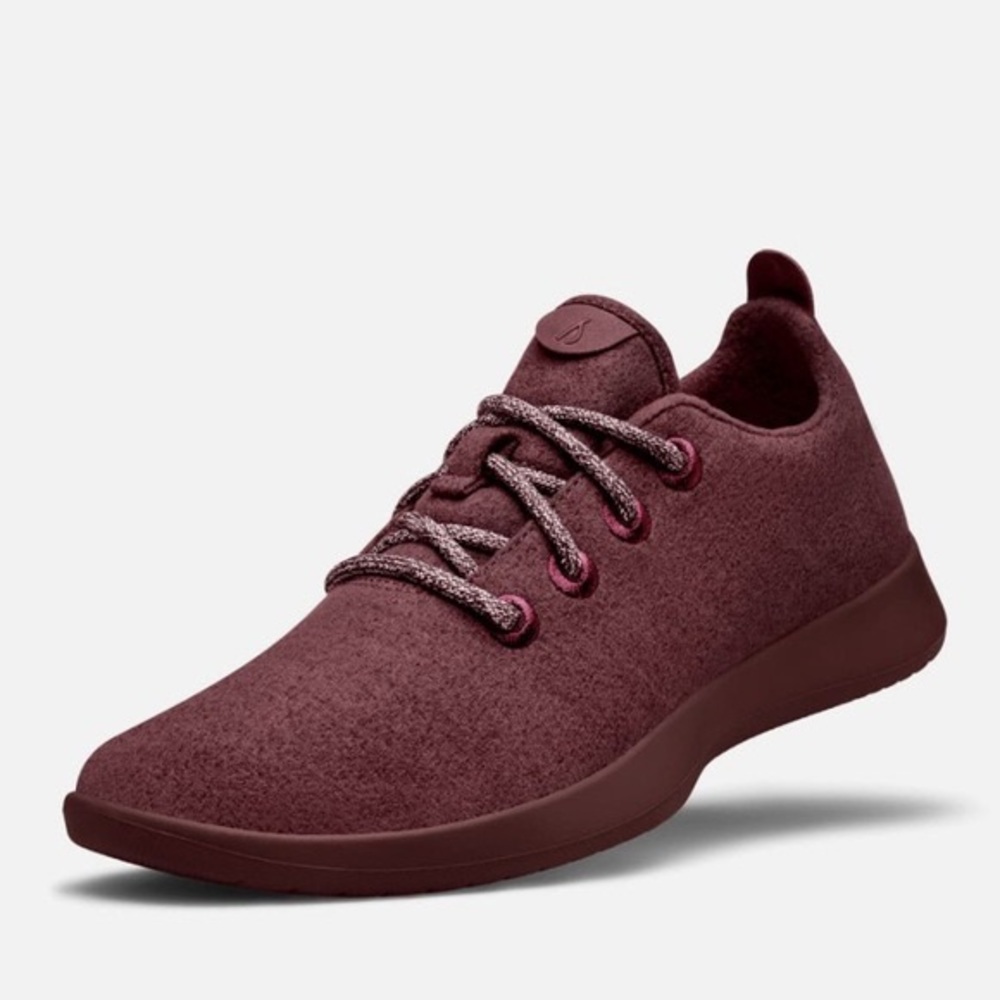 Womens Allbirds Wool Sneakers Tuke Jam Maroon 6